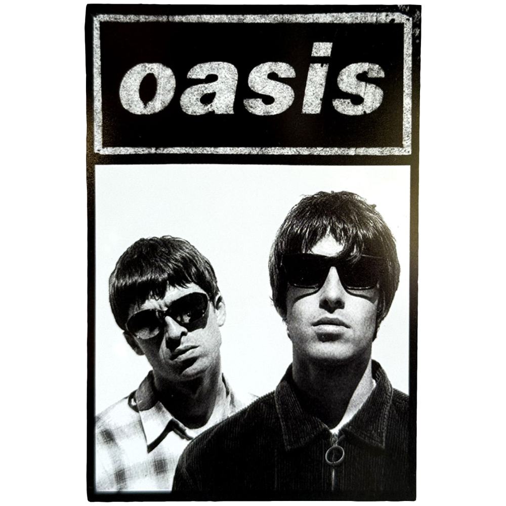 Oasis - Sunglasses Portrait KÃ¼hlschrankmagnet - Schwarz/WeiÃŸ